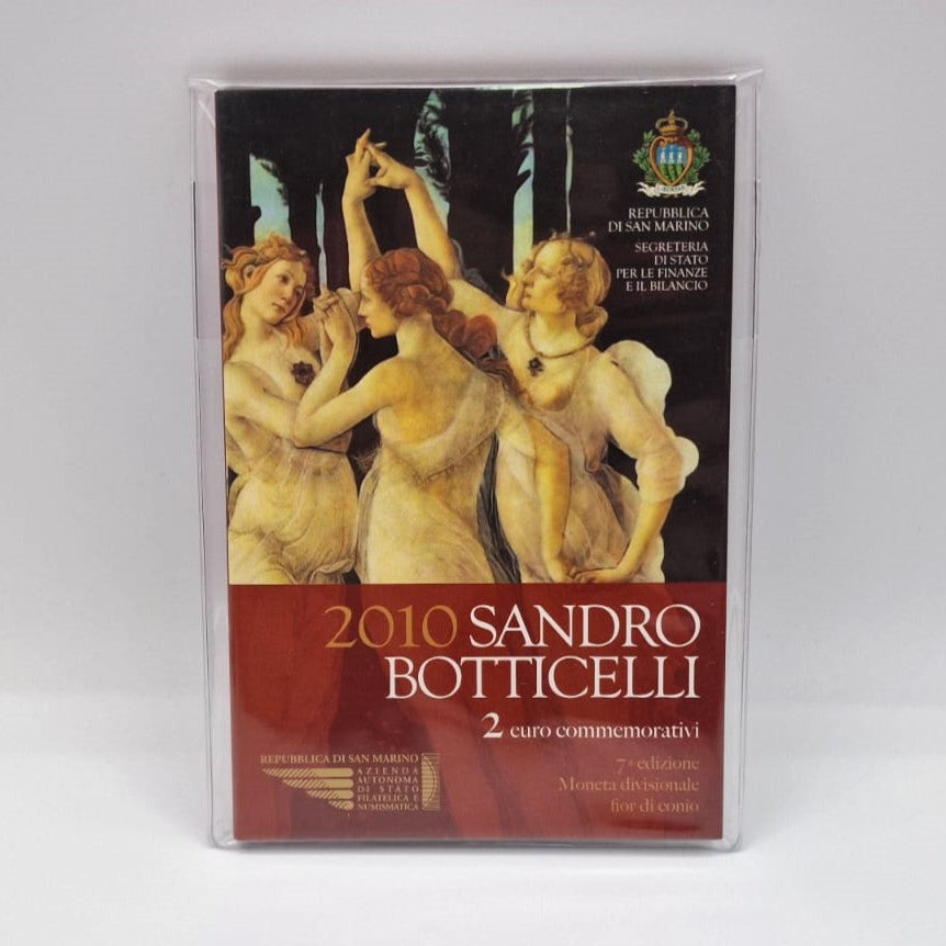 2010 Botticelli - 2€ San Marino Coincard